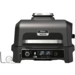 Barbacoa y ahumador eléctrico Ninja Woodfire OG850EU de 1700 W, gris y plateado. - Imagen 2