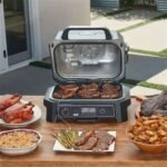 Barbacoa y ahumador eléctrico Ninja Woodfire OG850EU de 1700 W, gris y plateado. - Imagen 8